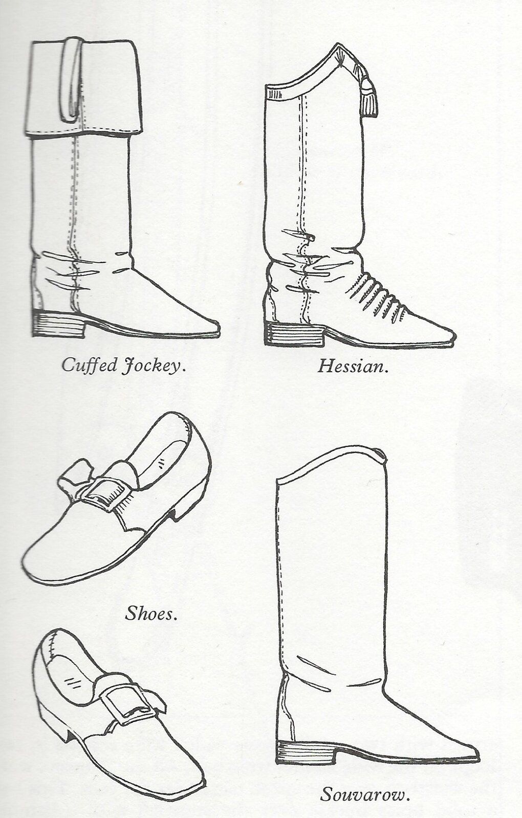 Uniforms - Terms for Civil War boots, what is a Souvarow style boot ...