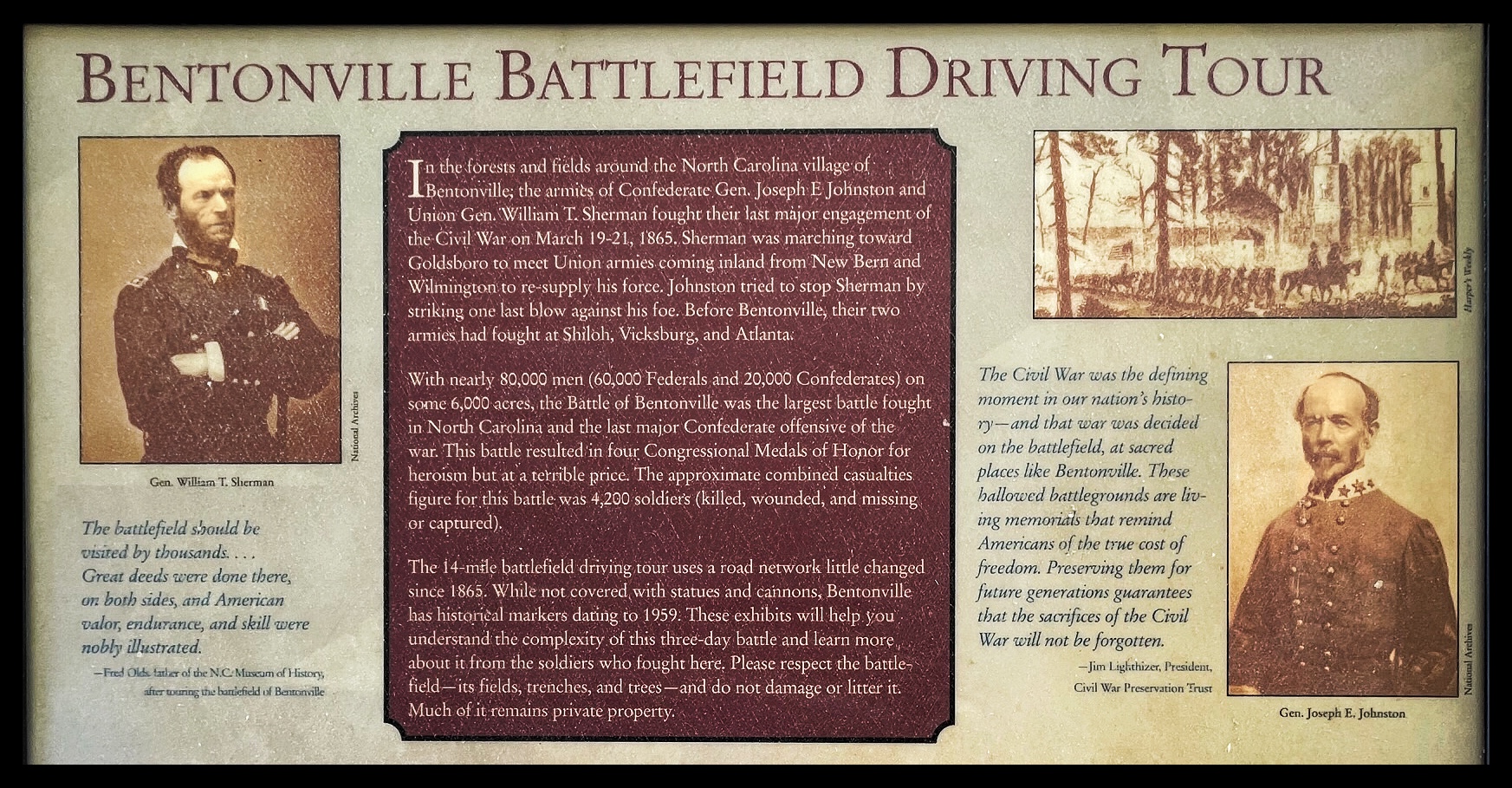 Visit to Bentonville Battlefield, Johnston County, North Carolina |  Contemporary Photos of Sites & Events