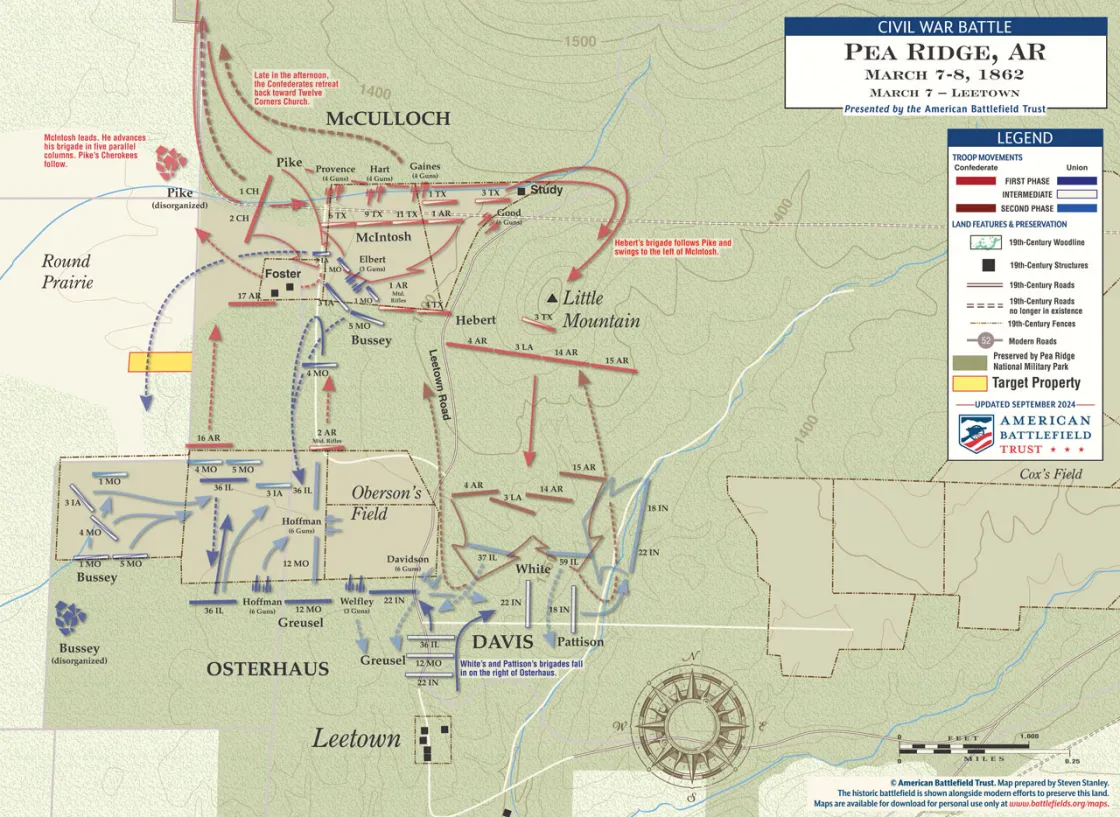 4th Tx Cavalry Battalion at Pea Ridge | Trans Mississippi Theaters ...