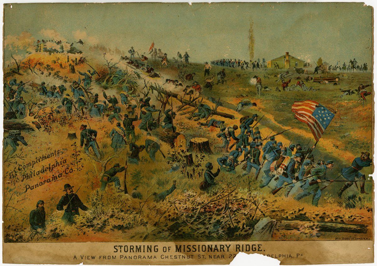 Storming of Missionary Ridge | Artwork | American Civil War Forums